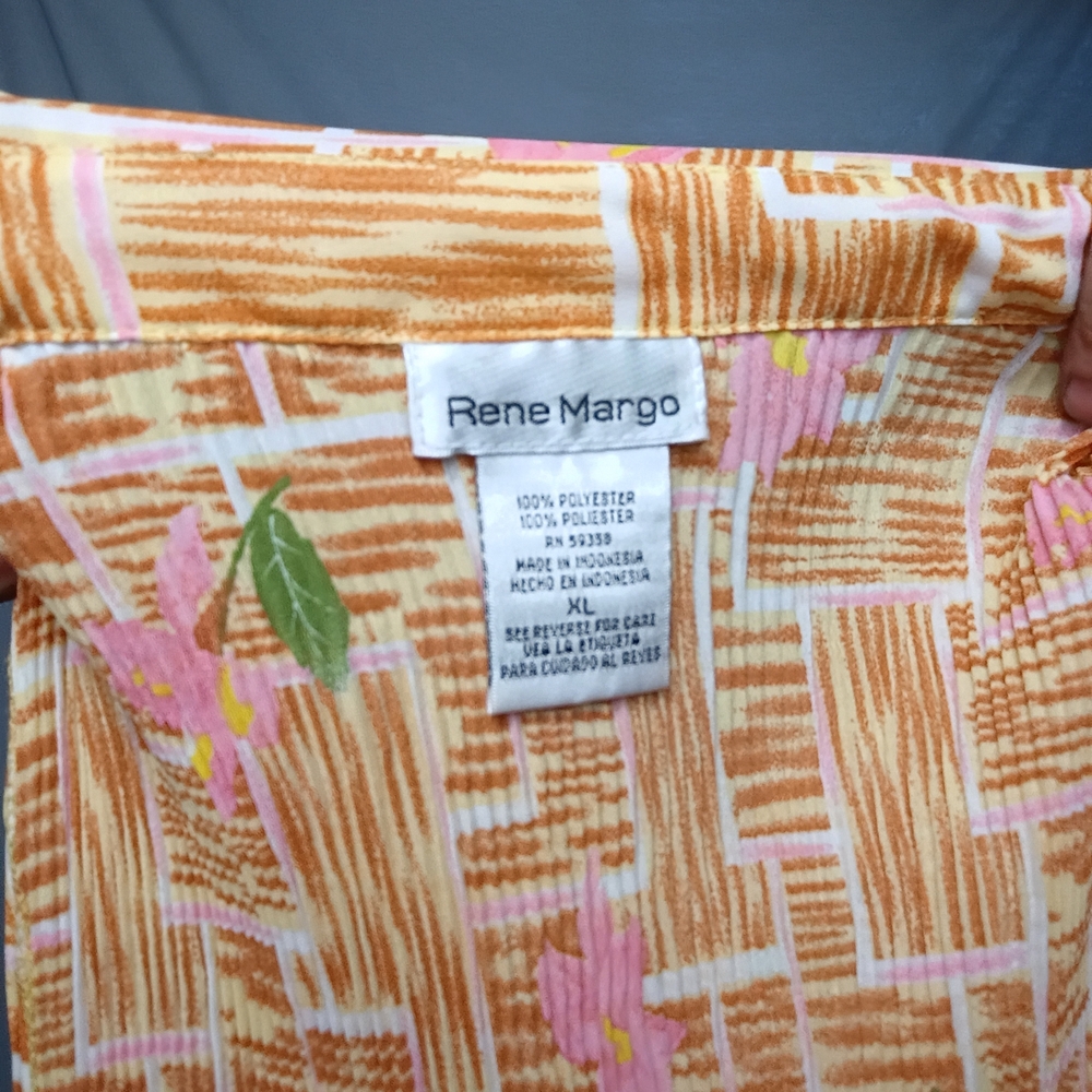 FP Movement by Free People Orange and Pink Blouse - Picture 3 of 3